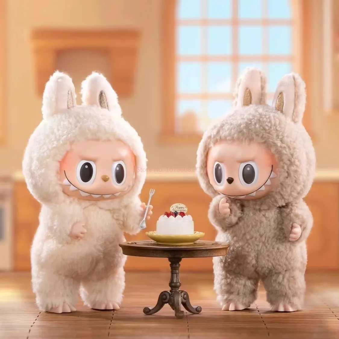 Labubu The Monsters Vinyl Base Doll Heart shaped Mobile Macaron Doll Blind Box Blind Bag Character Guest Bag China High quality ReproductionT250325