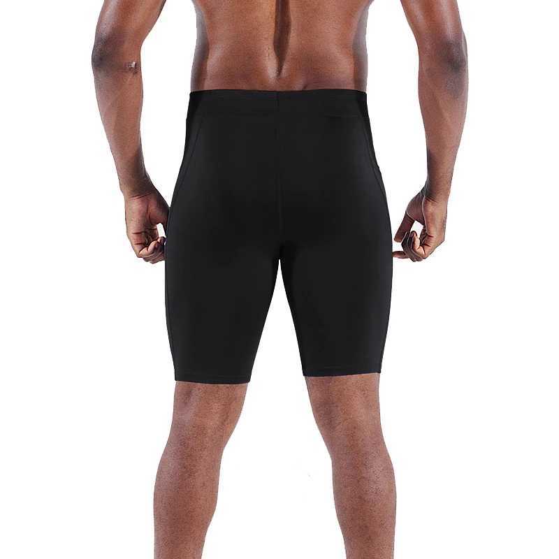 High waisted mens professional fitness shorts with pockets for sports running training willow branches quick drying elastic tight shorts W250324