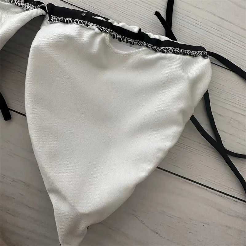 Fashionable and sexy bikini set womens two-piece swimsuit opard print summer womens beach hat push up swimsuit womens clothingXJ250324