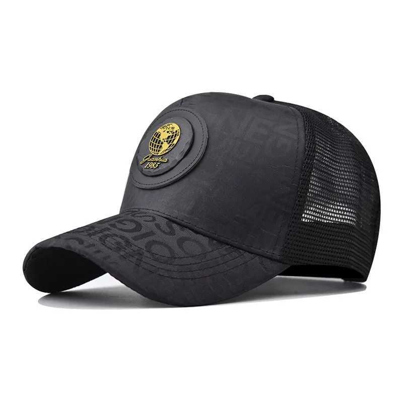 Newly designed retro mesh baseball cap suitable for womens autumn and summer snapshot hats top of the line network sun hatXJ250325