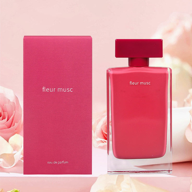 Brand Pink Bottle Musc For Her 100Ml Women Wer Fragrance Eau De Parfum Ral Lasting Time Top Quality Lady Scent Charming Smell