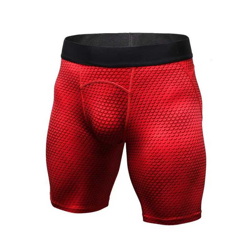 Mens summer shorts mens quick drying breathable soft and comfortable mens sports shorts compression tight fit W250324