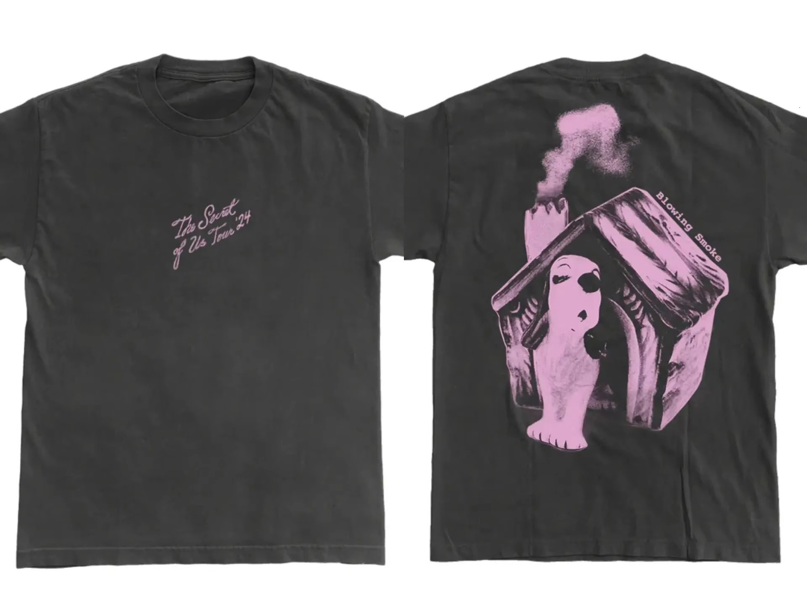 2025 Gracie Abrams Official Website The Secret of Us Tour T-Shirt Merch Women Men Hiphop O-neck Cotton Short Sleeve Tshirt Tops 250325