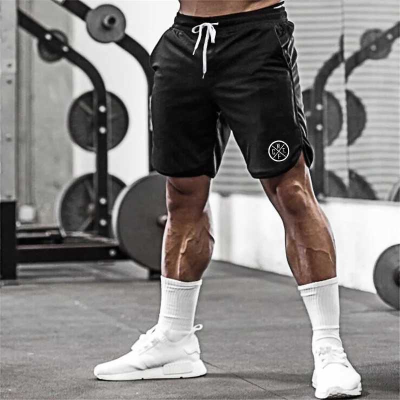 Mesh quick drying running shorts mens solid sportswear fitness shorts sports shorts W250324