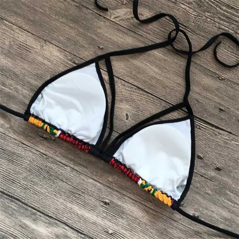 Bikini sexy swimsuit womens swimsuit high waisted multi rope hollow bikini set swimsuit suspender bikini Brazil no tail highXJ250324