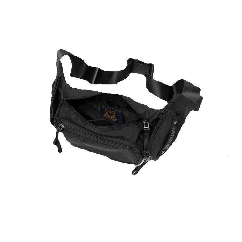 Volunteer Men's Crossbody Fashion Oxford Cloth Messenger Waist Bags For Men Casual Multifunctional Chest Bag Male 1825-09