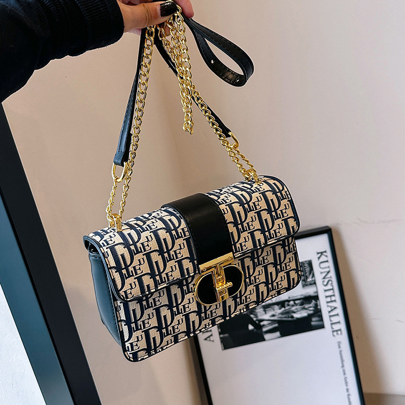 Bag women 2025s new Korean version of temperament women senior quality chain bag casual single shoulder crossbody bag