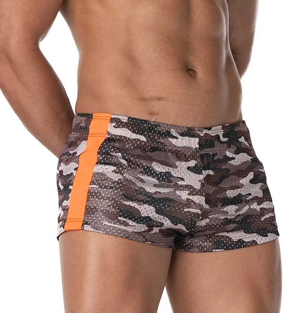 AIMPACT Mens Running Sports Training Camouflage Casual Shorts 3-inch Mens Wear Shorts W250324