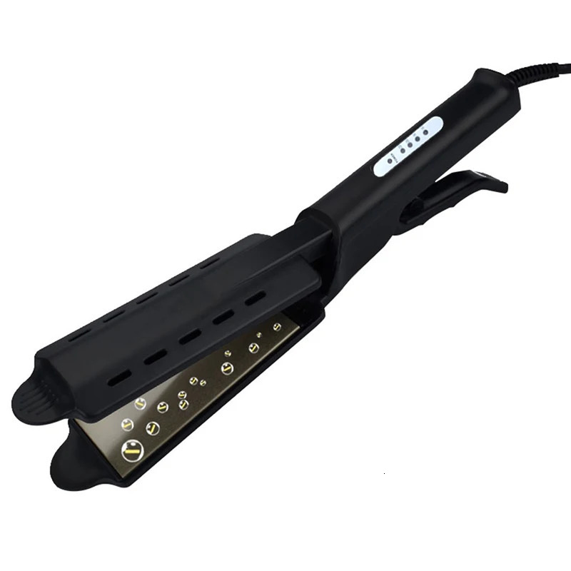 Hair Straightener Ceramic Tourmaline Ionic Flat Iron Hair Straightener Widen Panel For Women 250324