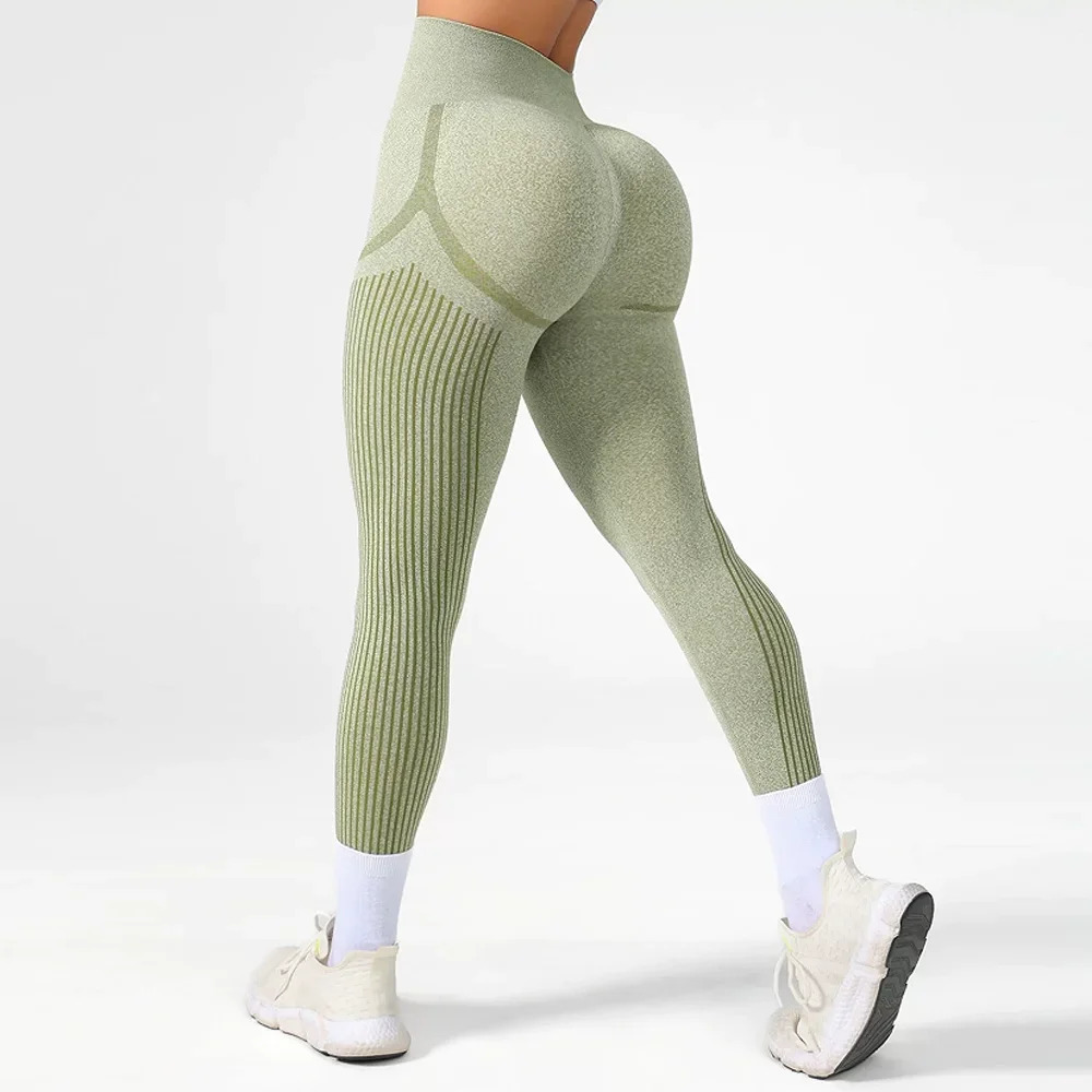 2025 Womens Gym Leg Line Hip Lifting Exercise Twisted Training Yoga Pants Fitness Tights 250324Z