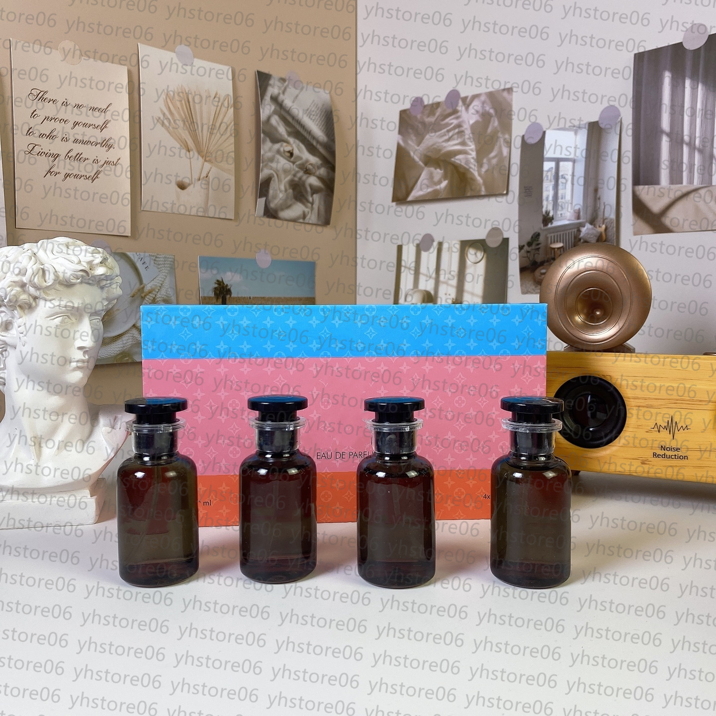 Designer Perfume Set 30ml 4pcs Men Long Lasting Good Smell EDP Spray cologne Fragrance High quality fast ship