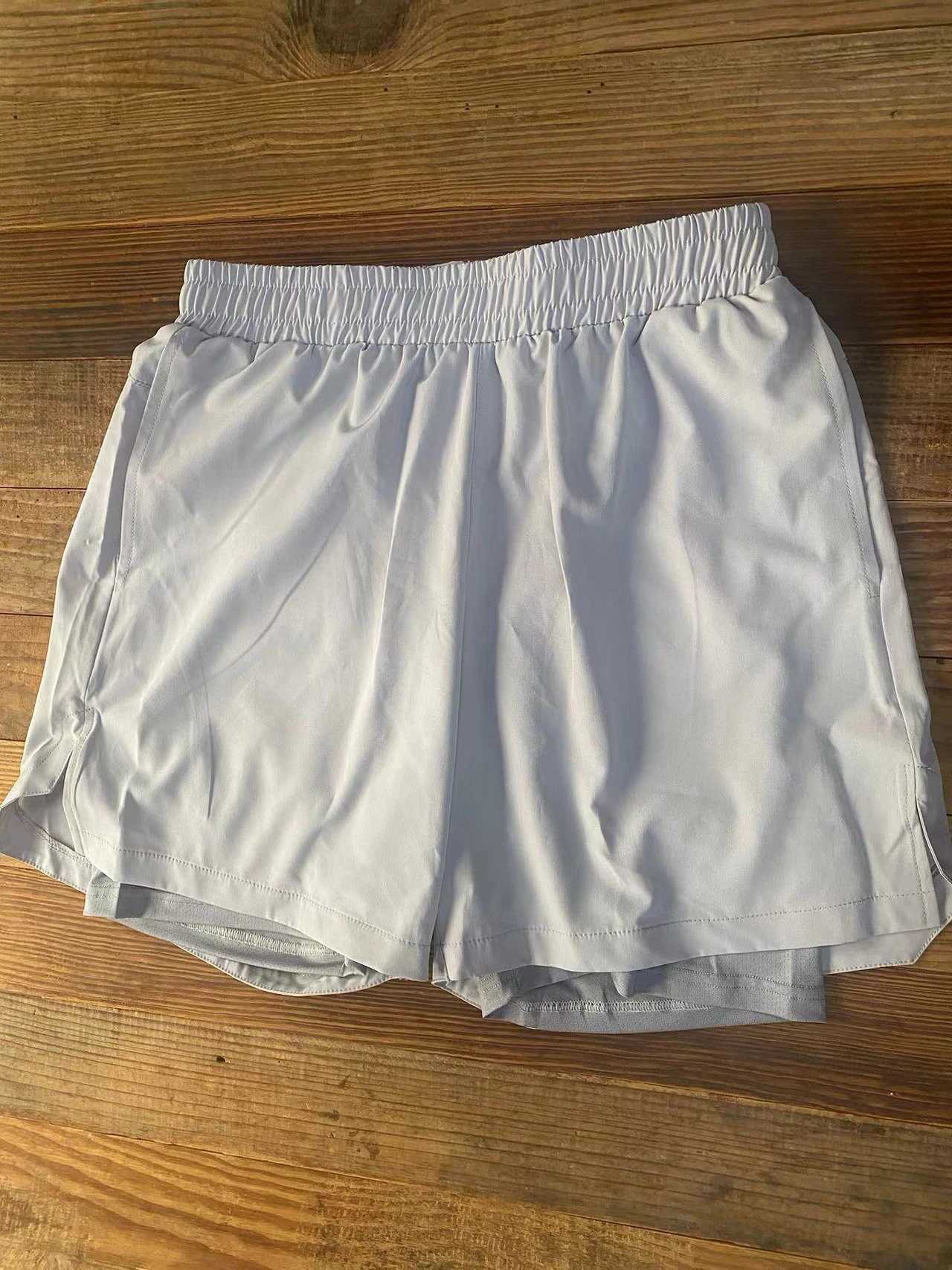 Summer mens quick drying double layered sports camera black and white W250324