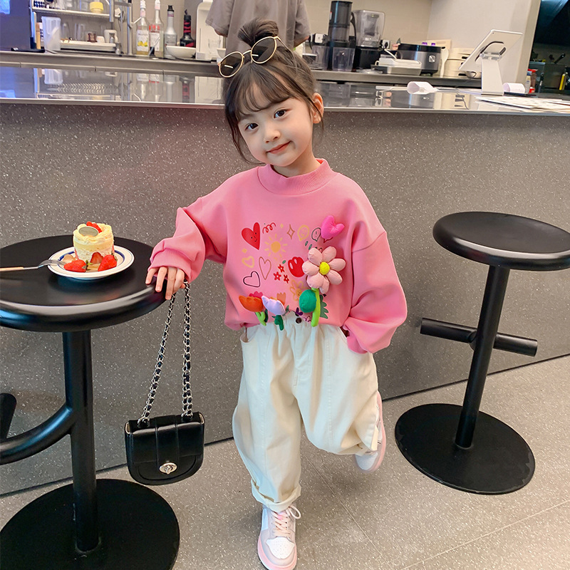 Ddmyshoesvip Girls Hoodie For And Autumn New Korean Style Trendy Spring Clothing Children S Baby Top