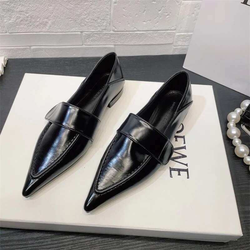 Designer Retro Fashion Shallow Mouth Office Spring and Autumn Elegant Square Low Heel Women's Shoes