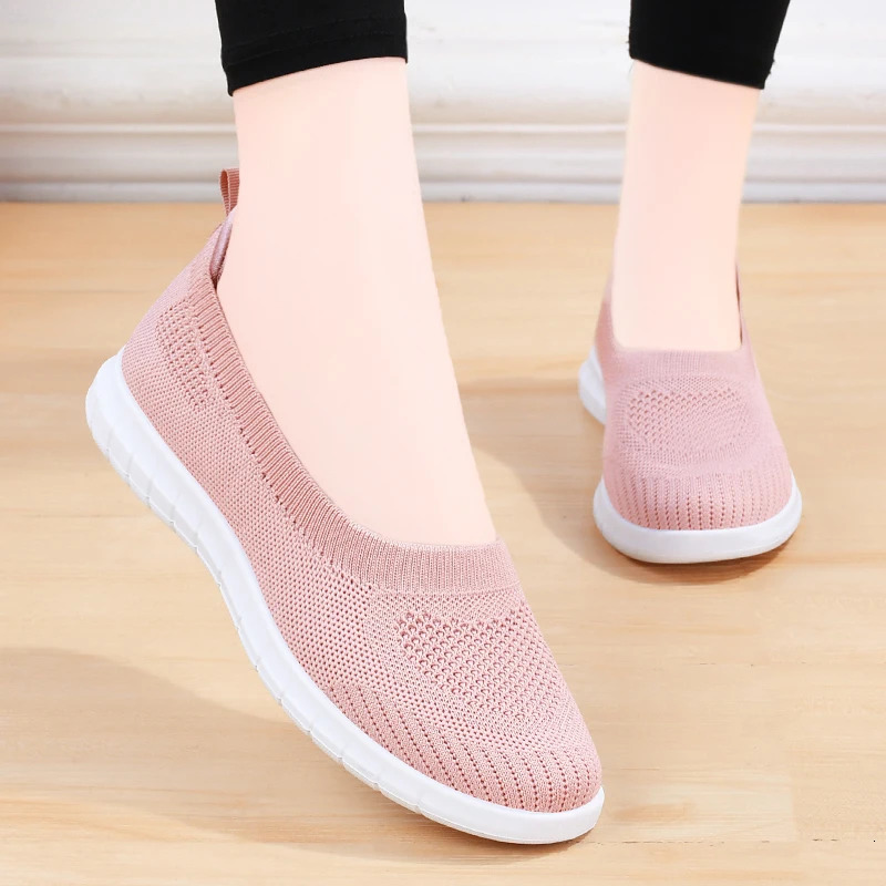 Fshion Womens Summer Footwear Platform Loafers Ladies Ballet Flats Female Sneakers Comfortable And Elegant Womens Shoe 250317