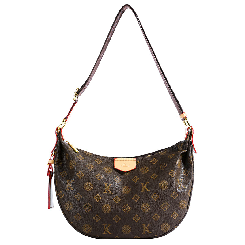 The same new pea bag temperament new moon bag large capacity female dumpling bag 2025