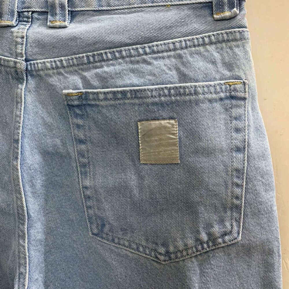 Wash Loose Light Blue Denim Shorts B5