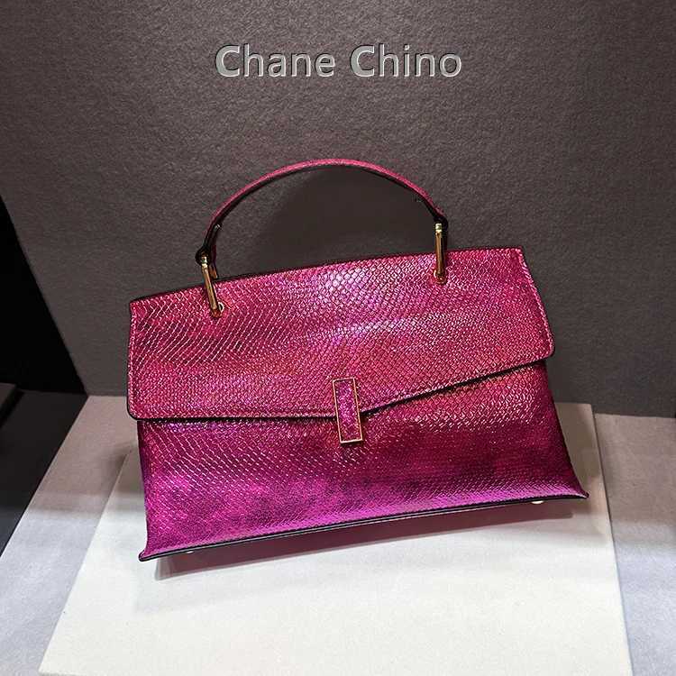 new high-quality womens leather handbag fAshion trend snake printed shoulder bag hot selling Z250324