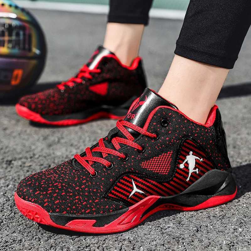 Mens and womens basketball shoes unisex breathable and anti slip training shoes mens sports basketball shoes W250324