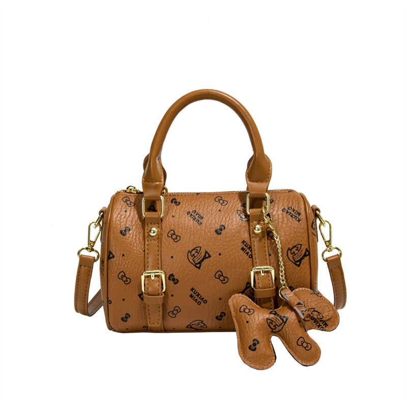 Free shipping 2025 new designer bag, fashionable commuting dog decoration pillow bag, hand-held single shoulder diagonal cross bag