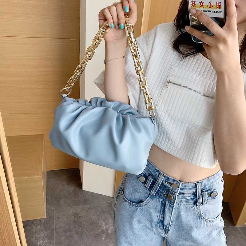 Womens shoulder bag PU leather handbag womens summer cross bag travel chain top handle handbag and wallet Z250324