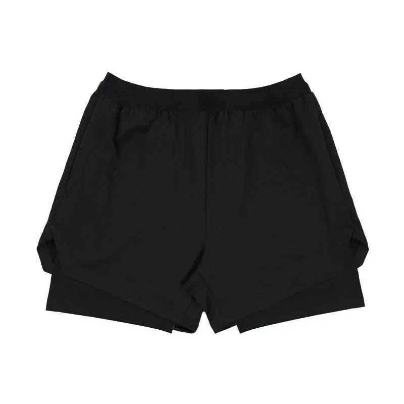 Mens running shorts double-layer fitness running shorts sportswear fitness training shorts W250324