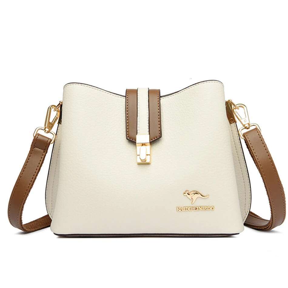 Genuine Brand Leather Purses And Handbags Designer Small Shoulder Crossbody Hand Sac Ladies Casual Bucket Messenger Bags