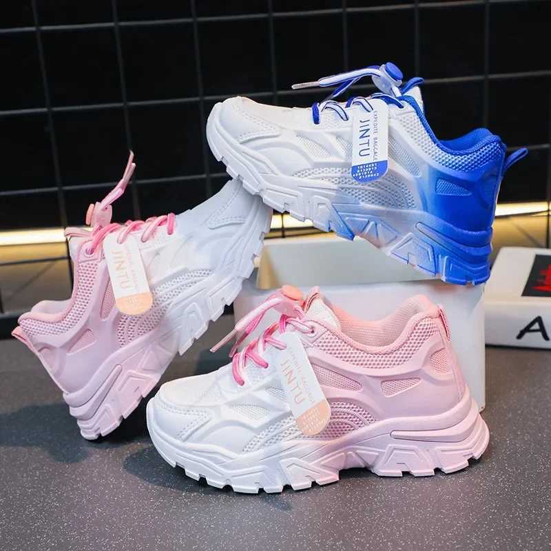 Childrens shoes casual sports shoes breathable mesh comfortable childrens sports shoes boys and girls outdoor non slip basketball running shoes W25032