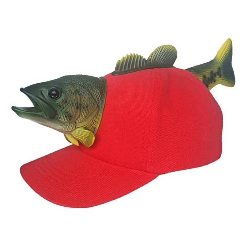 Novelty 3D Fish Hat for Parent Child Fun Fish Animal Baseball Hat for Birthday Parties Creative Theme Party Hat HeadwearXJ250325