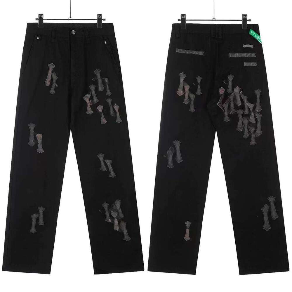 Designer legging Men's Slim Fit Jeans CH Women's Yoga Pants Slim Fit Trousers Black Printed Jeans Men's Loose Fit Jeans Men's High