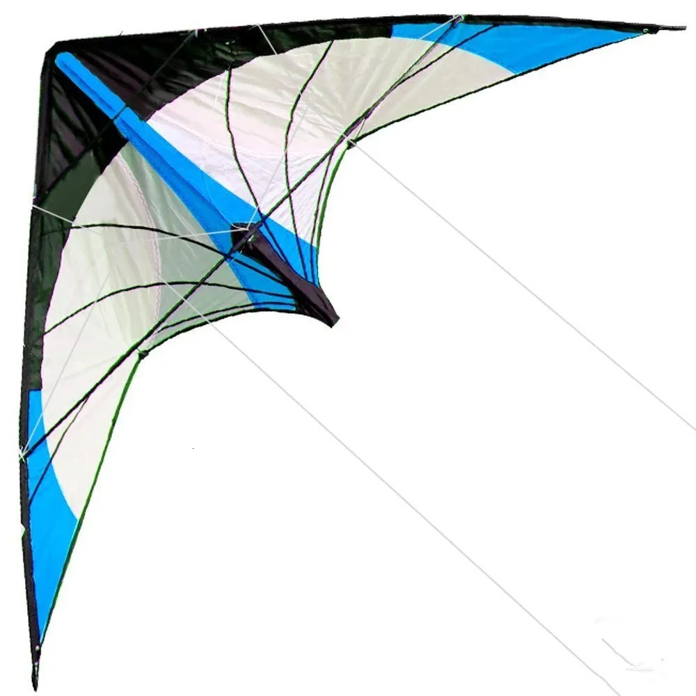 Professional Dual Line Stunt Kite Kids Gift Good Flying 48 Inch Blue Large Delta DIY Toy Multi Style 12m Friend Game 250321