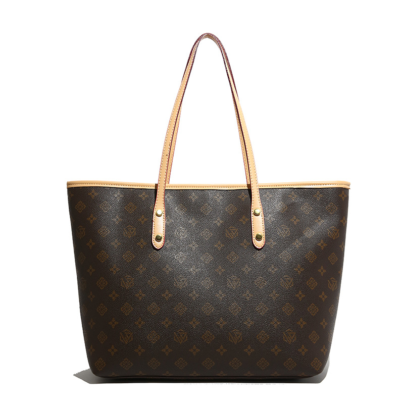 2025 new shopping bag female luxury Tote bag underarm shoulder large capacity basket bag women designer brown bags