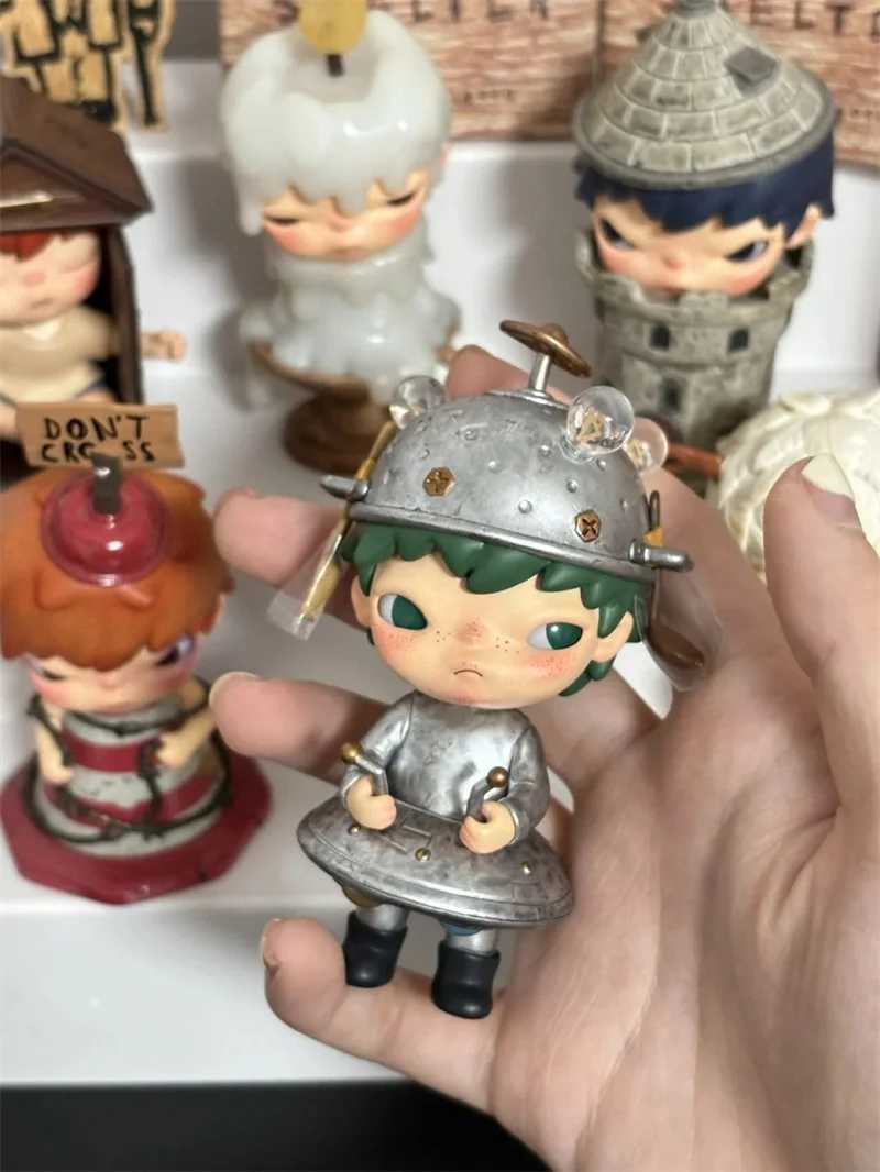 Hirono Shelter Series Blind Box Action Chart Trend Chart Home Desktop Decoration Doll Series Model Toy Girl Gift ChildrenT250325