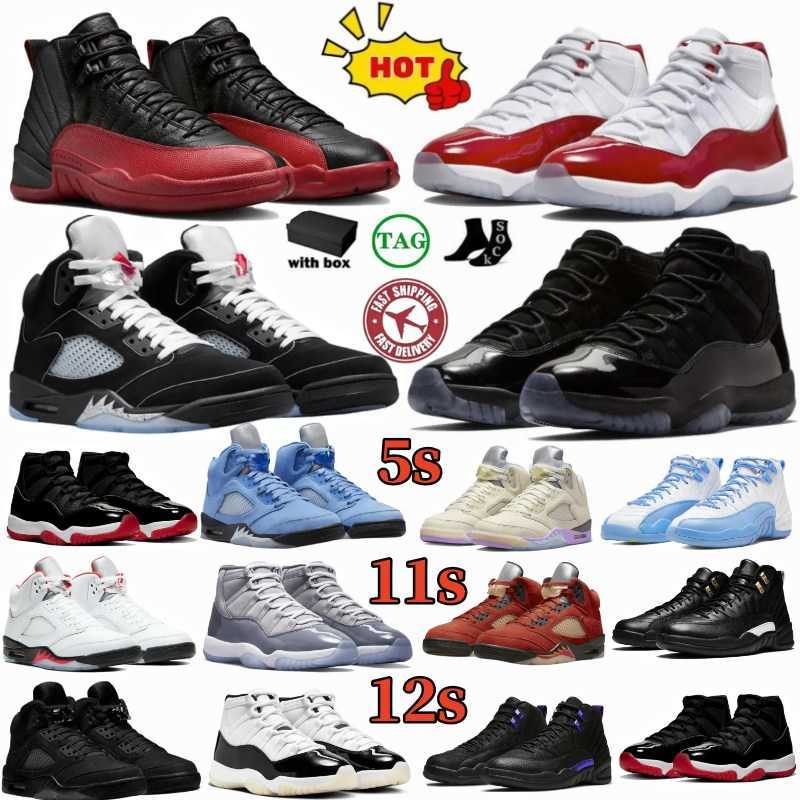 With Box designer shoes 5s 12s 11s basketball for men women Pink Blue White Black mens sneakers womens trainers sports outdoor shoe