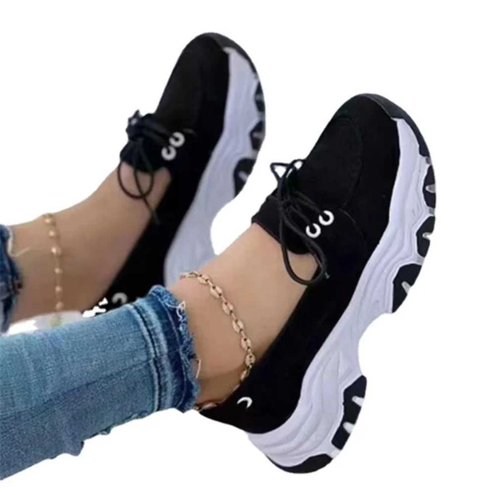 New Womens Platform Casual Breathable Sports Shoes Designer Womens Fashion Tennis Vulcanized Shoes Zapatillas De Mujer M250325