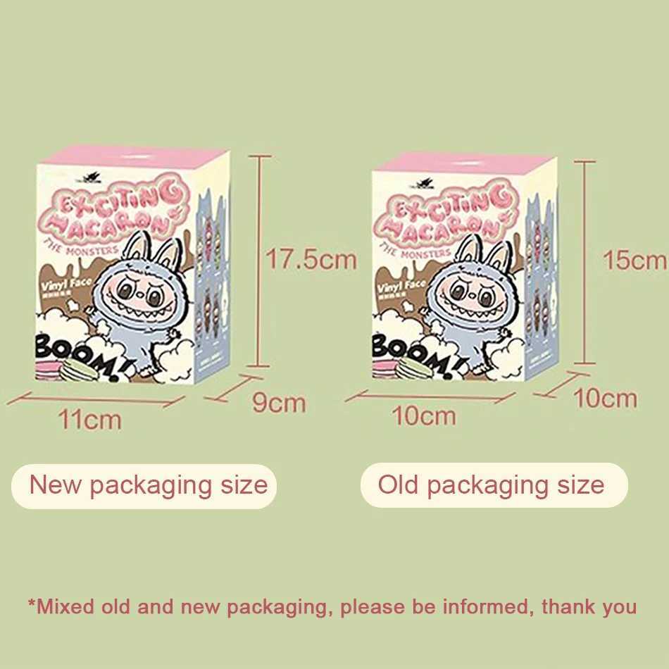 Labbubu blind box shaped pendant toy cute cartoon keychain accessories charm keychain decorative bag decoration childrens giftT250325