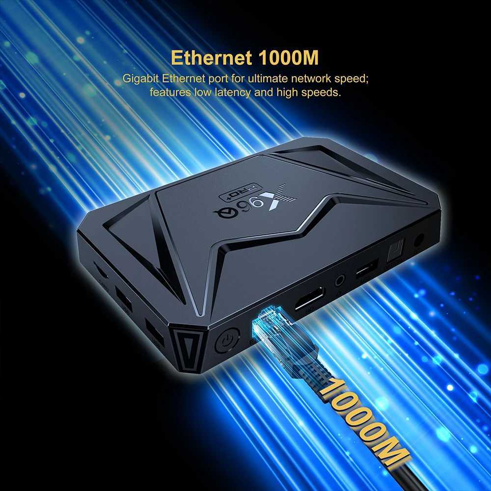 Velec X96Q PRO+TV Box Android 14 Allwinner H728 4GB 32GB 64GB 1000M LAN BT5 3D Wifi6 Supports 8K Media Player Set Top Box X250325