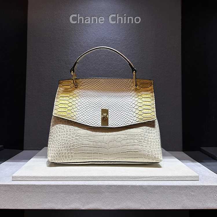 new high-quality womens leather handbag fAshion trend Crocodile printed cross body bag hot selling Z250324