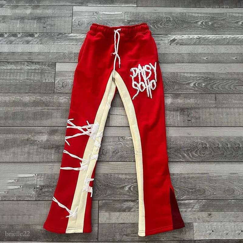 Y2K Vintage Streetwear Track Pant Women Harajuku Wide Leg Sweatpants Oversize Letter star Print Joggers Trousers Straight-legged 240428
