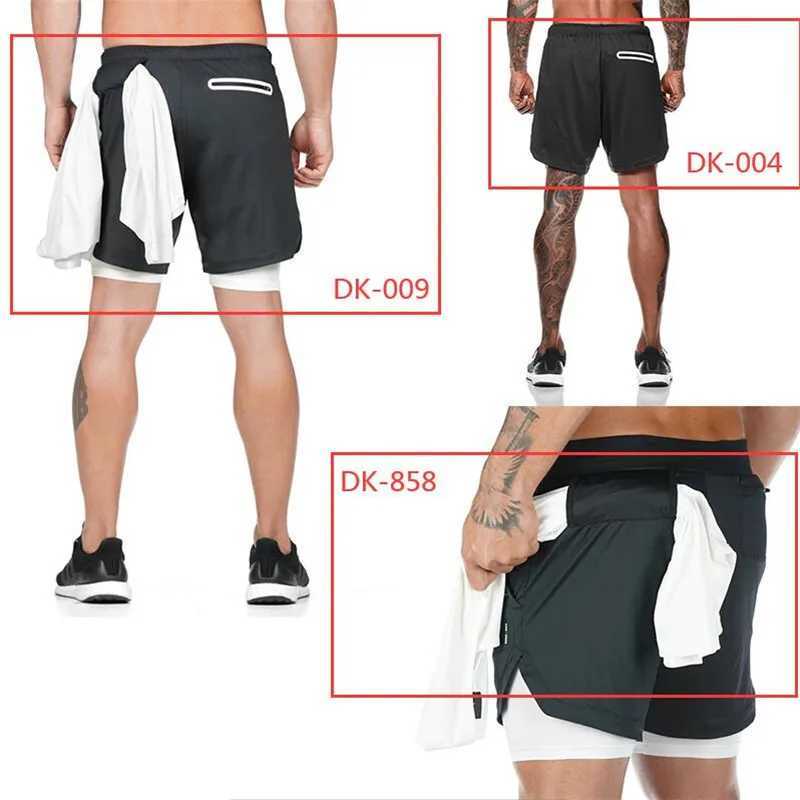 2020 New Mens Running Shorts Mens 2-inch Sports Shorts Mens Double layered Fast Drying Sports Mens Sprint Gym Sprint Mens Sprint W250324