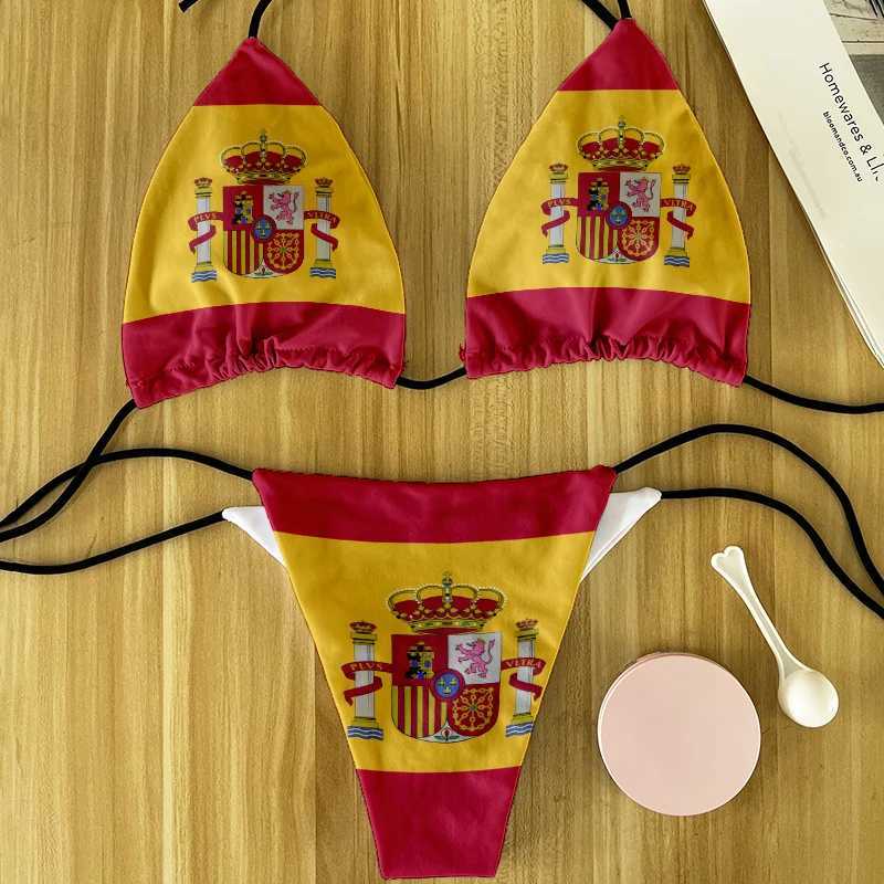 Fashion logo pattern printed swimsuit sexy womens bikini swimsuit womens beach swimsuit two-piece beach party swimsuitXJ250324