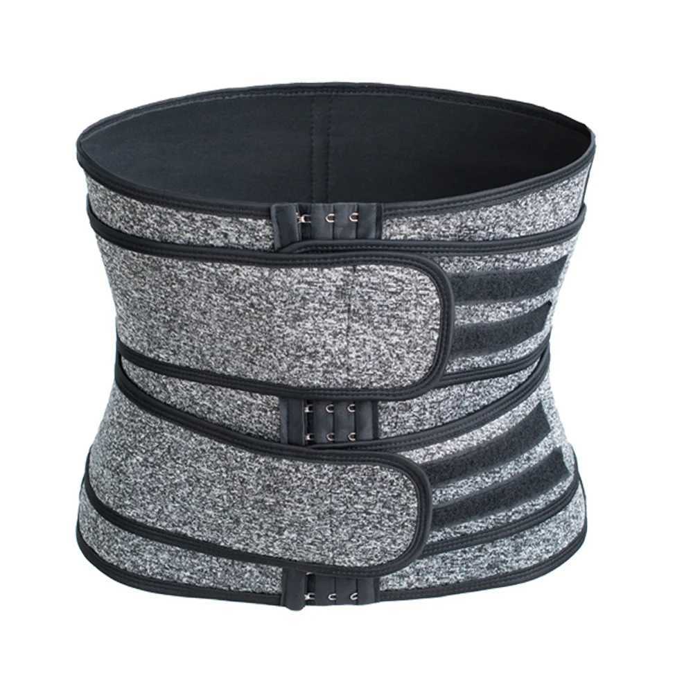 Mens Waist Corset Workout Sauna Sweat Belly Trimmer Man Belt Sports Compression Body Shaper Girdle Fitness Weight Loss W250724