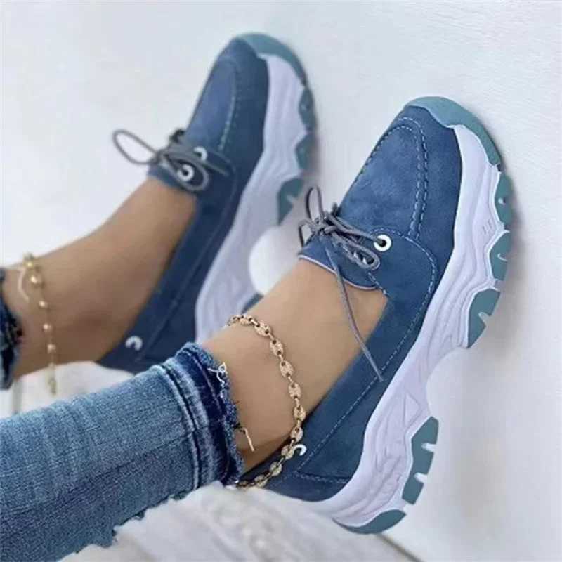 New Womens Platform Casual Breathable Sports Shoes Designer Womens Fashion Tennis Vulcanized Shoes Zapatillas De Mujer M250325