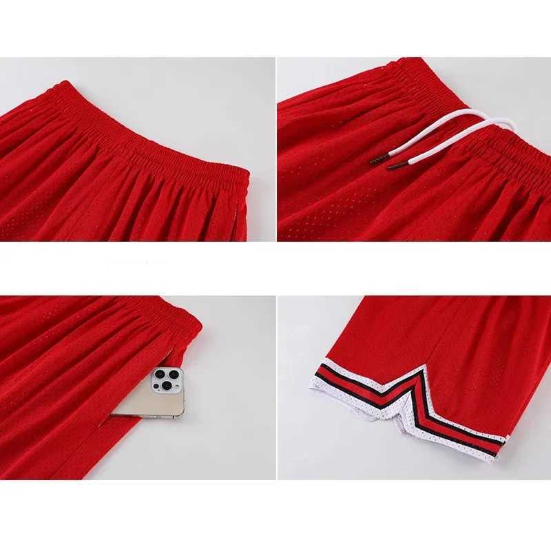 Basketball pants summer American sports shorts fitness breathable casual men and women running loose quarter pants sweat W250324