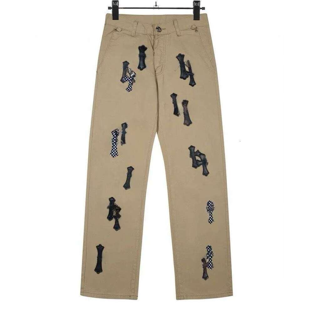 Designer legging Men's Slim Fit Jeans CH Women's Yoga Pants Slim Fit Trousers Black Printed Jeans Men's Loose Fit Jeans Men's High