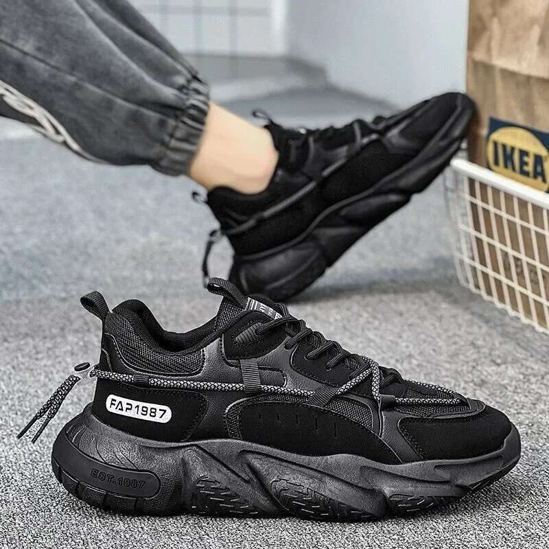 Fashion Men Sneakers Spring Breathable Comfort Air Cushion Running Shoes Outdoor Non Slip Wear-resistant Walking Shoe atillas