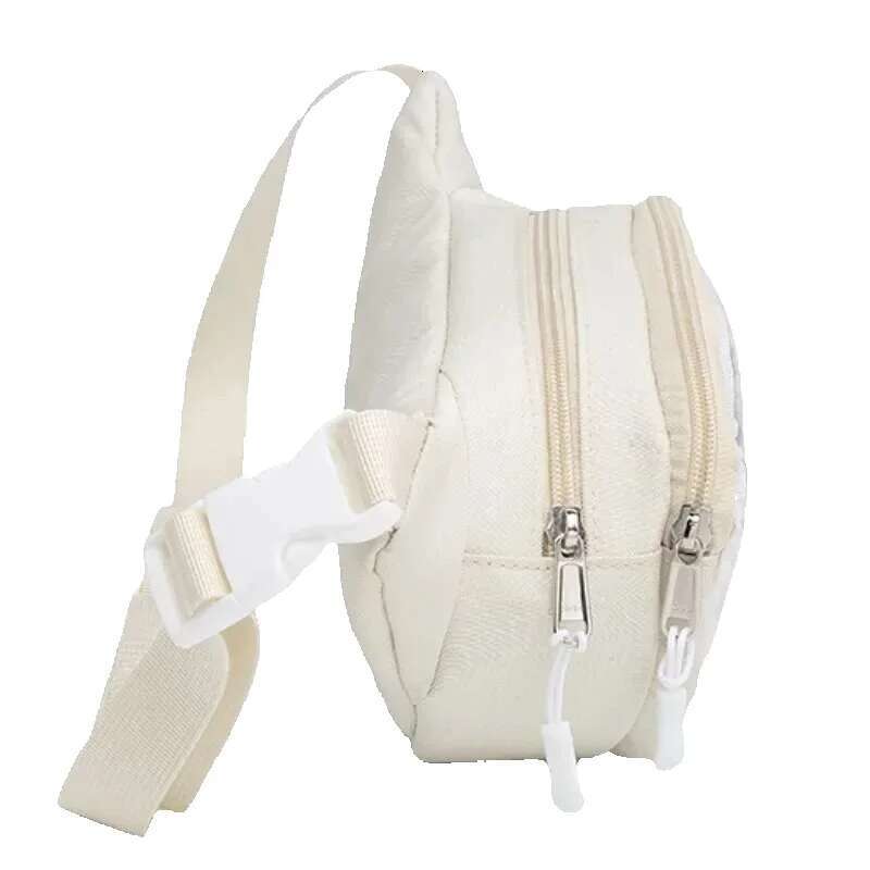 Ita 2025 New Display Canvas Shoulder Bag Fashion Casual Transparent Chest Bags For Women High-Capacity Crossbody Bolso