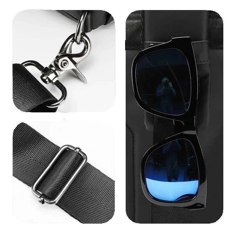 Men's Waterproof Chest Bag Lightweight Crossbody Sg Pack With Quick Access, Durable Oxford Shoulder Backpack For Outdoor