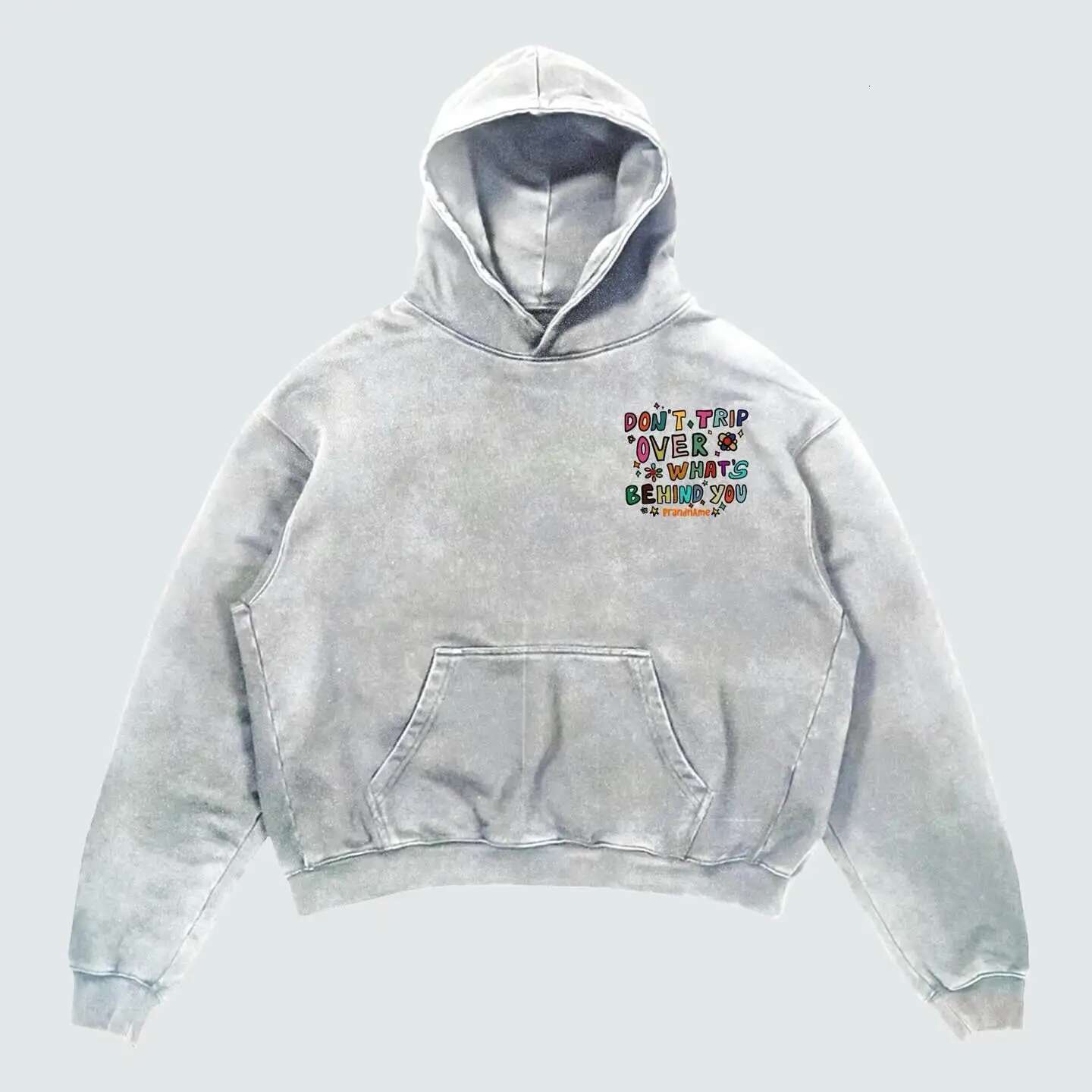 Y2k Letter Pattern Printed Hoodie Autumn Winter New Men's And Women's Vintage Haruku Loose Versatile Long Sleeved Hoodies