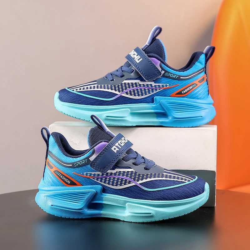 Childrens shoes boys mesh breathable school training running comfortable flat sports shoes Trendy 2025 new childrens sports shoes W250324